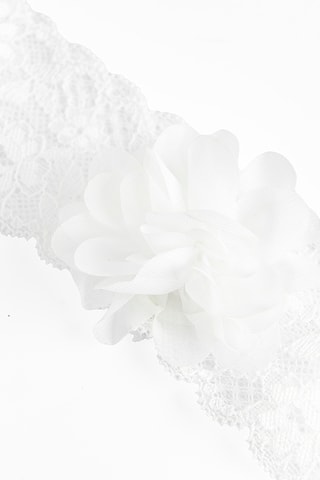 Fita e meias - Branco