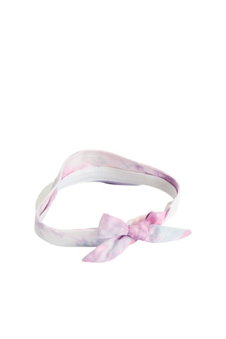 Zonneklep met tie and dye motief- Hemelsblauw