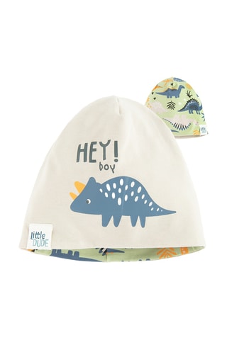 Gorro reversível - Verde-claro