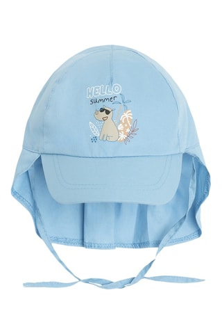 Boné safari - Azul-celeste