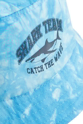 Chapéu à pescador tie and dye - Azul-celeste