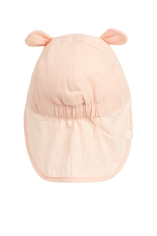 Safaripet met oortjes - Poederroze