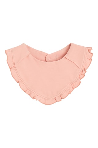 2 sjaaltjes - Zalmkleurig en Wit