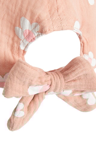 Boné - Rosa-maquilhagem e branco