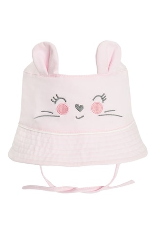 Chapéu à pescador com orelhas - Rosa-maquilhagem