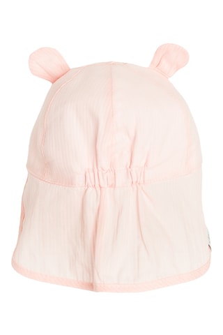 Safaripet met oortjes - Poederroze