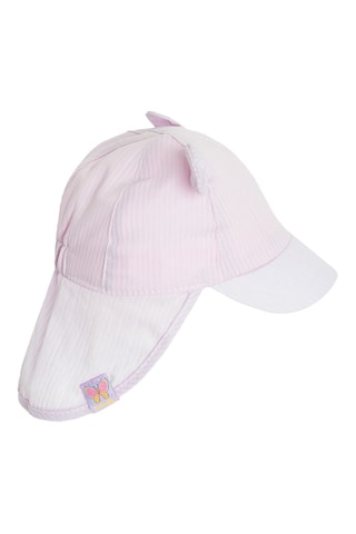 Safaripet met oortjes - Lichtpaars