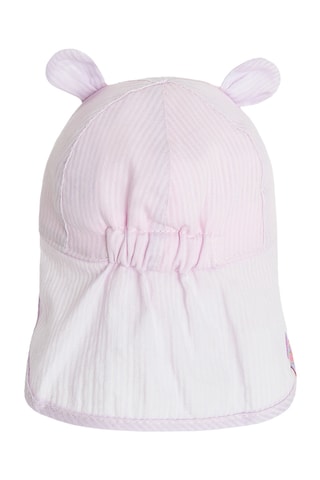 Safaripet met oortjes - Lichtpaars