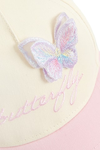 Boné - Bege e rosa