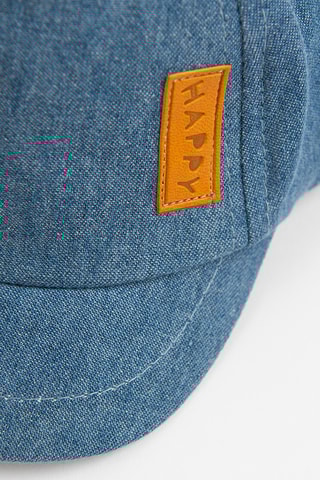 2 bonés - verde-água e azul-marinho