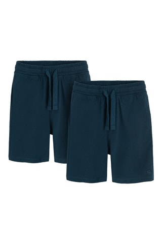 2 calções - Azul-pato