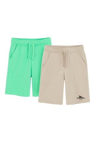 2 calções - Verde e bege