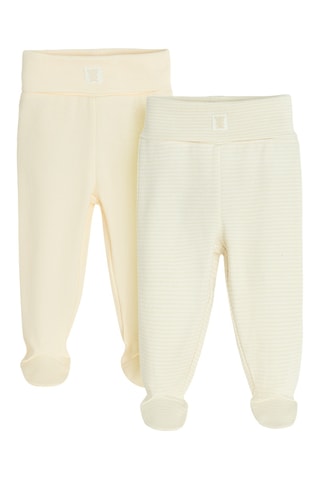 2 calças - Bege-claro