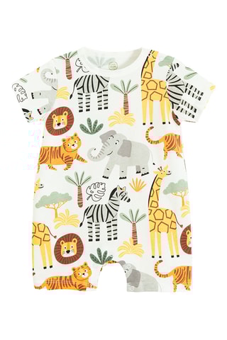 2 macacões - Caqui e branco