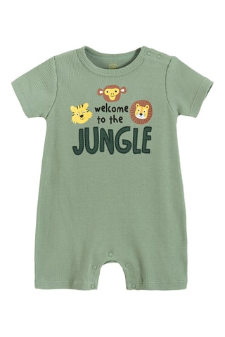 2 macacões - Caqui e branco