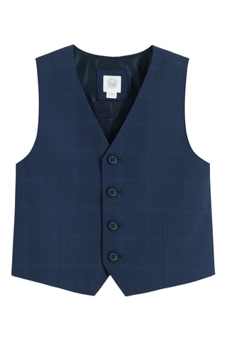 Conjunto 3 peças - Branco e azul-marinho