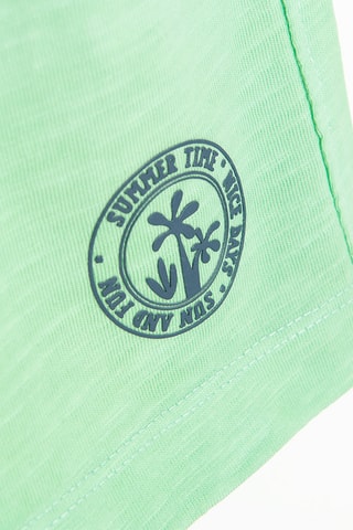 Calções tie and dye - Azul-celeste