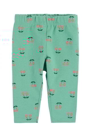 2 leggings - Turquesa e rosa-maquilhagem