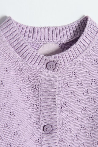 Casaco de malha - Violeta