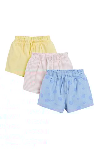 3 calções - Amarelo e rosa