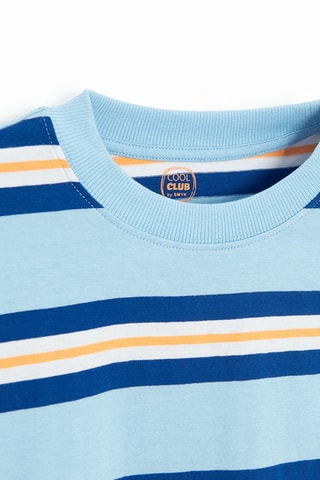 T-shirt - Azul e branco