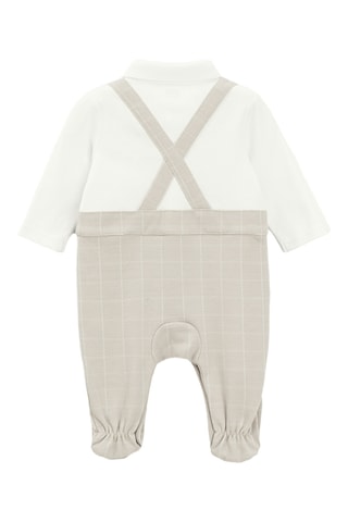Babygro efeito ilusório - Branco