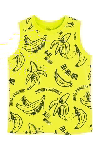 Camisola de alças - Amarelo