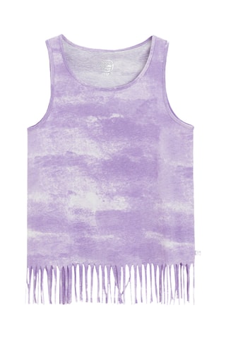 Camisola de alças tie and dye - Violeta