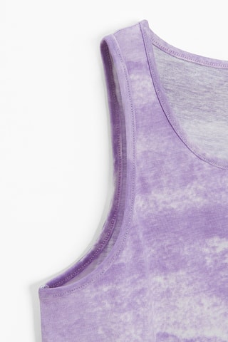 Camisola de alças tie and dye - Violeta