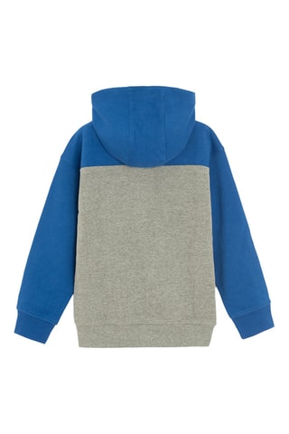 Sweat com capuz - Azul-cobalto