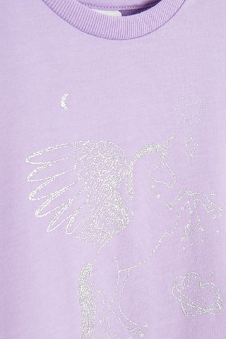 Vestido bi-matéria - Malva