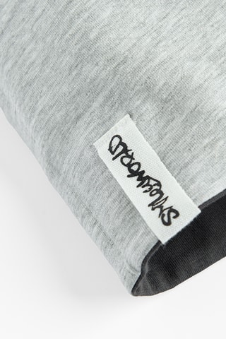 Gorro reversível Smiley - Cinzento