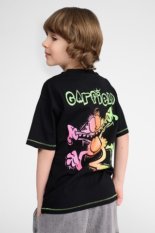 T-shirt Garfield - Preto