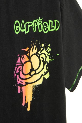 T-shirt Garfield - Preto