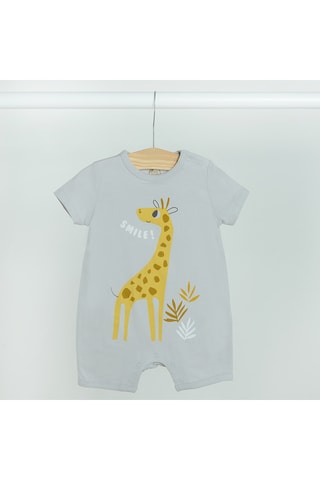 2 babygros - Cinzento-claro e Azul-celeste