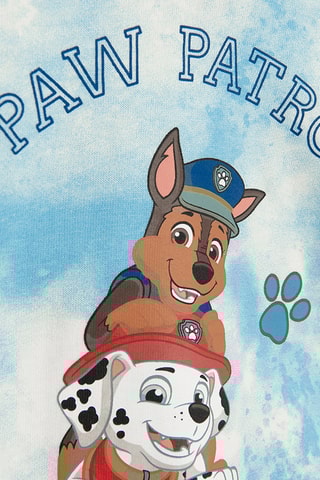 Sweat tie and dye e jogging Chase e Marcus Patrulha Pata - Azul-petróleo