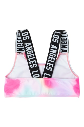 Biquíni tie and dye - Rosa e malva