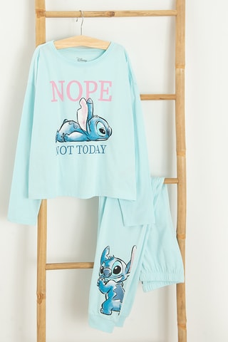 Pijama Stitch Lilo e Stitch Disney - Azul-celeste