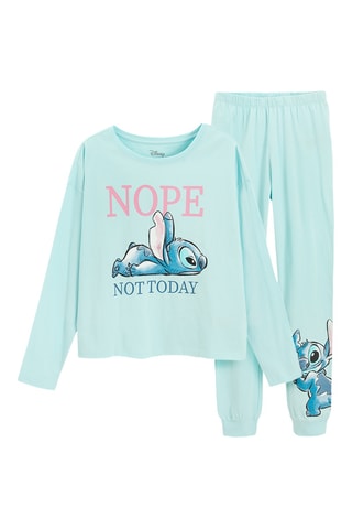Pijama Stitch Lilo e Stitch Disney - Azul-celeste