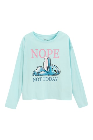 Pijama Stitch Lilo e Stitch Disney - Azul-celeste