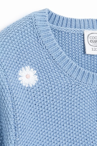 Casaco de malha - Azul-celeste