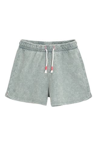 Calções em veludo - Cinzento