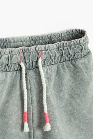 Calções em veludo - Cinzento