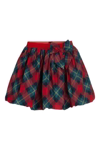 Saia plissada - Vermelho