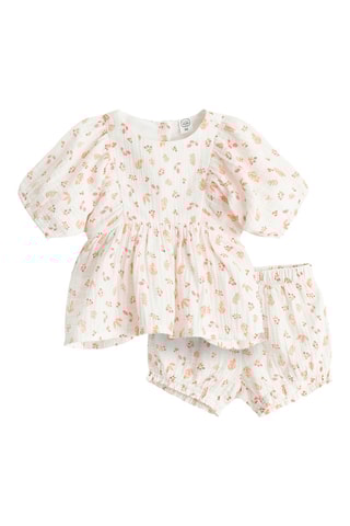 Blusa e calções - Branco