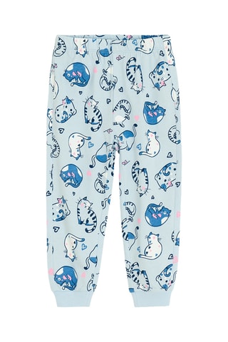 Pijama - Azul-celeste