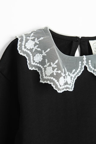 Vestido efeito ilusório - Preto