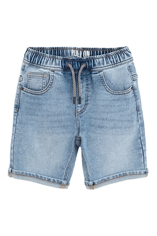 Calções de ganga - Azul