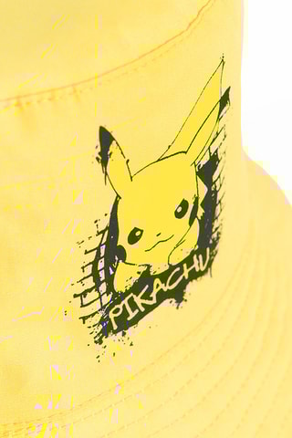 Chapéu à pescador reversível Pikachu Pokémon - Amarelo