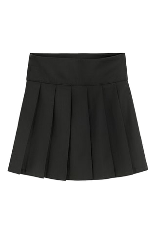 Saia plissada - Preto